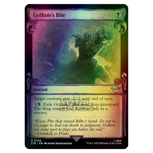 Magic The Gathering - The Lord of the Rings - Tales of Middle-Earth - Gollum's Bite - 0536 (Foil)