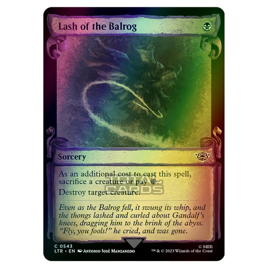 Magic The Gathering - The Lord of the Rings - Tales of Middle-Earth - Lash of the Balrog - 0543 (Foil)