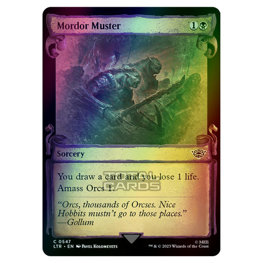 Magic The Gathering - The Lord of the Rings - Tales of Middle-Earth - Mordor Muster - 0547 (Foil)