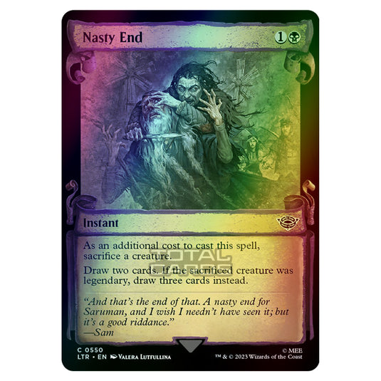 Magic The Gathering - The Lord of the Rings - Tales of Middle-Earth - Nasty End - 0550 (Foil)