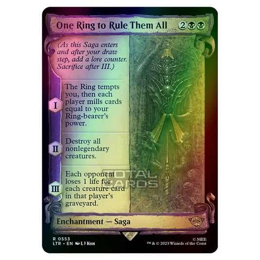 Magic The Gathering - The Lord of the Rings - Tales of Middle-Earth - One Ring to Rule Them All - 0553 (Foil)