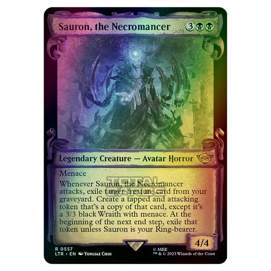 Magic The Gathering - The Lord of the Rings - Tales of Middle-Earth - Sauron, the Necromancer - 0557 (Foil)