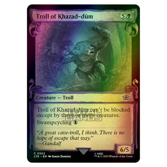 Magic The Gathering - The Lord of the Rings - Tales of Middle-Earth - Troll of Khazad-dûm - 0562 (Foil)