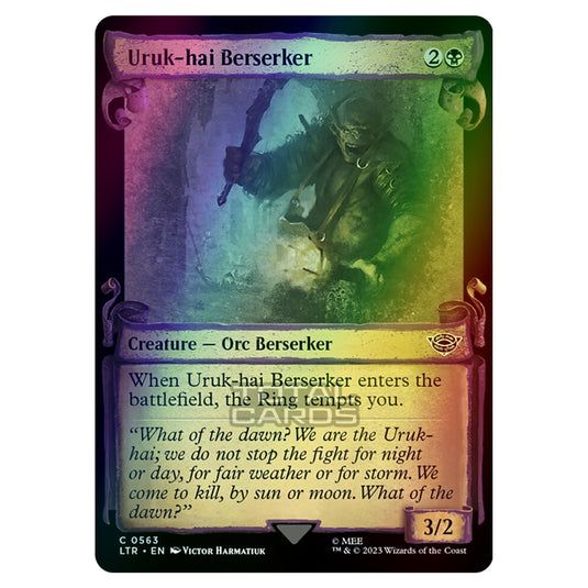 Magic The Gathering - The Lord of the Rings - Tales of Middle-Earth - Uruk-hai Berserker - 0563 (Foil)