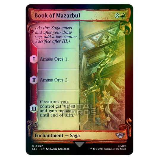 Magic The Gathering - The Lord of the Rings - Tales of Middle-Earth - Book of Mazarbul - 0567 (Foil)