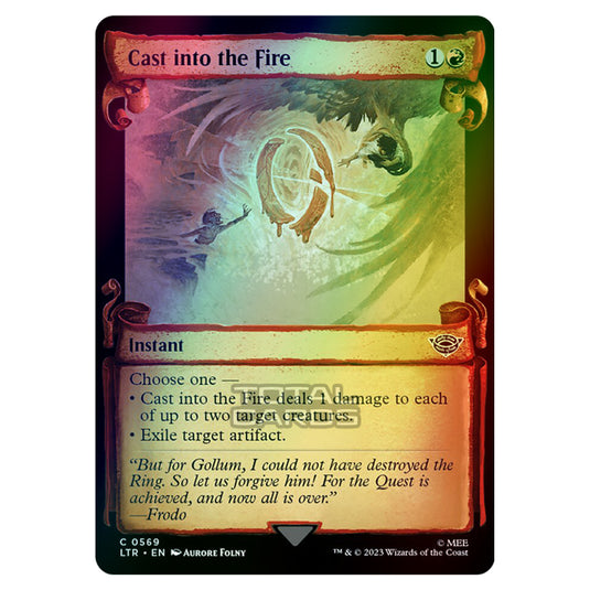 Magic The Gathering - The Lord of the Rings - Tales of Middle-Earth - Cast into the Fire - 0569 (Foil)