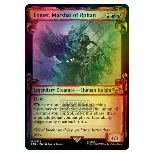 Magic The Gathering - The Lord of the Rings - Tales of Middle-Earth - Éomer, Marshal of Rohan - 0571 (Foil)