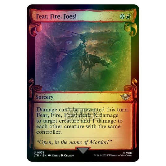 Magic The Gathering - The Lord of the Rings - Tales of Middle-Earth - Fear, Fire, Foes! - 0576 (Foil)