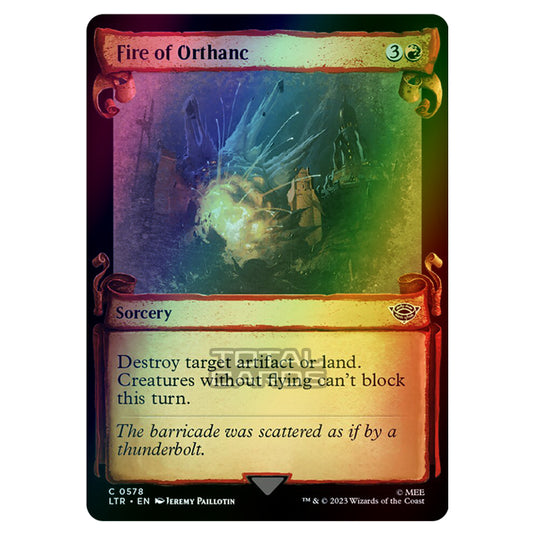 Magic The Gathering - The Lord of the Rings - Tales of Middle-Earth - Fire of Orthanc - 0578 (Foil)