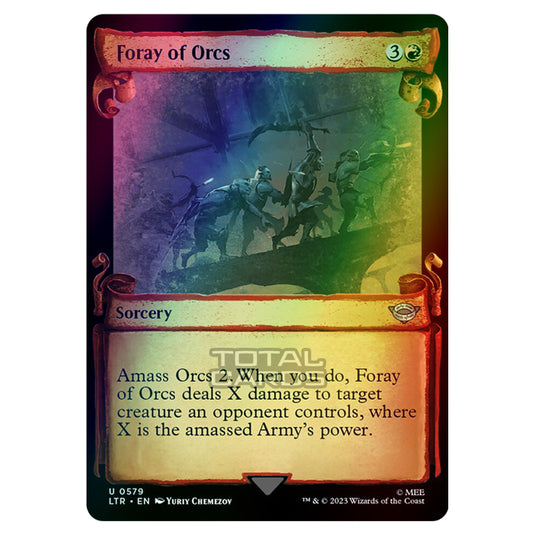 Magic The Gathering - The Lord of the Rings - Tales of Middle-Earth - Foray of Orcs - 0579 (Foil)