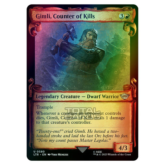 Magic The Gathering - The Lord of the Rings - Tales of Middle-Earth - Gimli, Counter of Kills - 0580 (Foil)