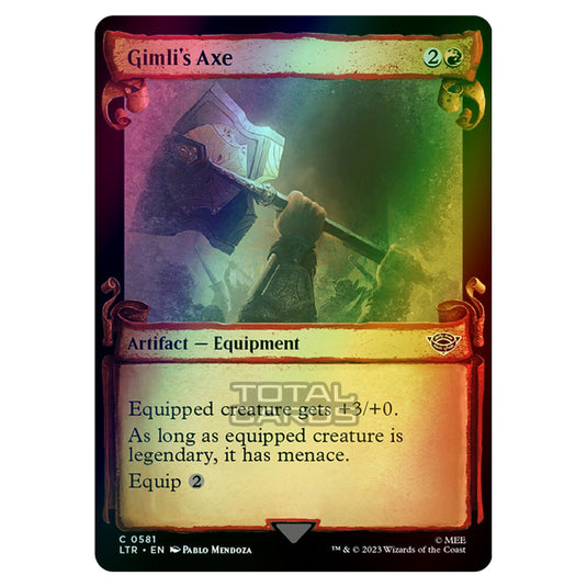 Magic The Gathering - The Lord of the Rings - Tales of Middle-Earth - Gimli's Axe - 0581 (Foil)