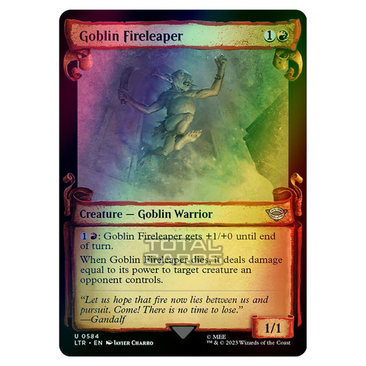 Magic The Gathering - The Lord of the Rings - Tales of Middle-Earth - Goblin Fireleaper - 0584 (Foil)