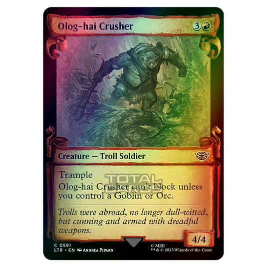 Magic The Gathering - The Lord of the Rings - Tales of Middle-Earth - Olog-hai Crusher - 0591 (Foil)