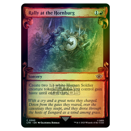 Magic The Gathering - The Lord of the Rings - Tales of Middle-Earth - Rally at the Hornburg - 0593 (Foil)