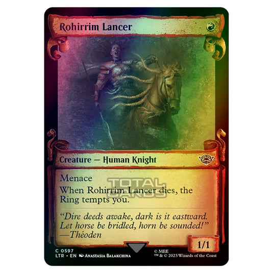 Magic The Gathering - The Lord of the Rings - Tales of Middle-Earth - Rohirrim Lancer - 0597 (Foil)