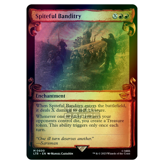 Magic The Gathering - The Lord of the Rings - Tales of Middle-Earth - Spiteful Banditry - 0600 (Foil)