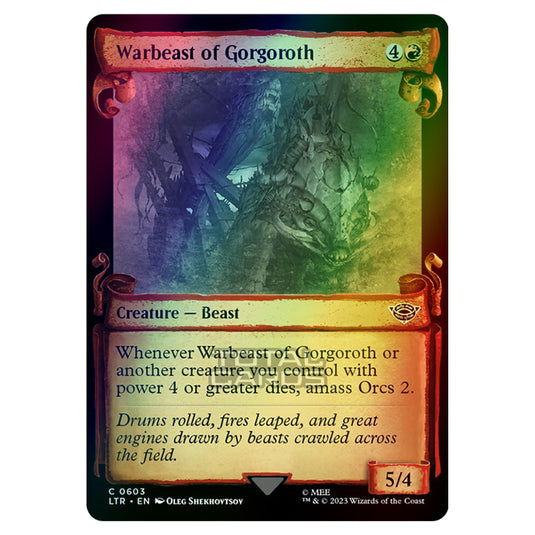 Magic The Gathering - The Lord of the Rings - Tales of Middle-Earth - Warbeast of Gorgoroth - 0603 (Foil)