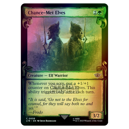 Magic The Gathering - The Lord of the Rings - Tales of Middle-Earth - Chance-Met Elves - 0608 (Foil)