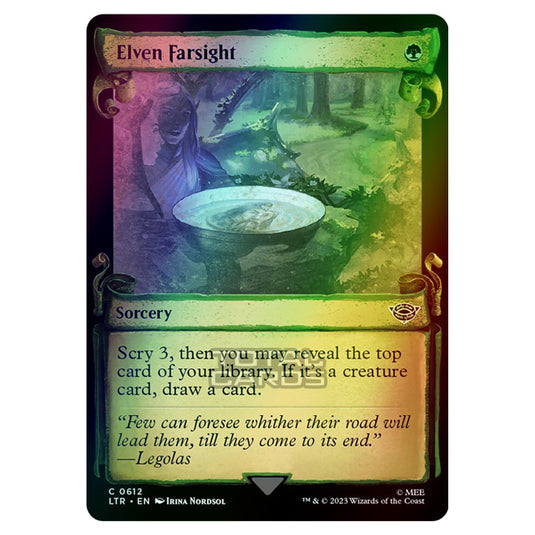 Magic The Gathering - The Lord of the Rings - Tales of Middle-Earth - Elven Farsight - 0612 (Foil)