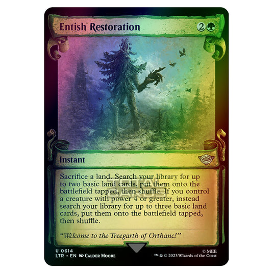 Magic The Gathering - The Lord of the Rings - Tales of Middle-Earth - Entish Restoration - 0614 (Foil)