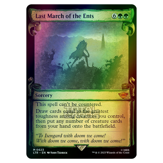 Magic The Gathering - The Lord of the Rings - Tales of Middle-Earth - Last March of the Ents - 0623 (Foil)