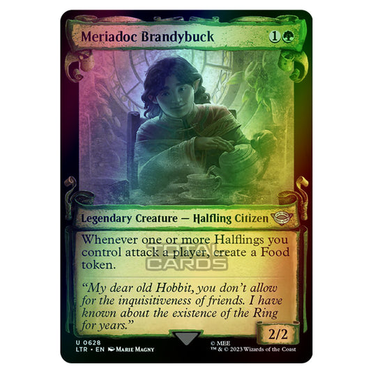 Magic The Gathering - The Lord of the Rings - Tales of Middle-Earth - Meriadoc Brandybuck - 0628 (Foil)