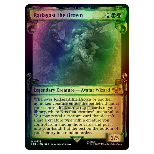 Magic The Gathering - The Lord of the Rings - Tales of Middle-Earth - Radagast the Brown - 0635 (Foil)