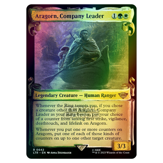 Magic The Gathering - The Lord of the Rings - Tales of Middle-Earth - Aragorn, Company Leader - 0642 (Foil)