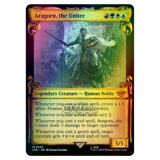 Magic The Gathering - The Lord of the Rings - Tales of Middle-Earth - Aragorn, the Uniter - 0643 (Foil)