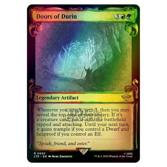 Magic The Gathering - The Lord of the Rings - Tales of Middle-Earth - Doors of Durin - 0650 (Foil)