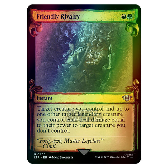 Magic The Gathering - The Lord of the Rings - Tales of Middle-Earth - Friendly Rivalry - 0655 (Foil)