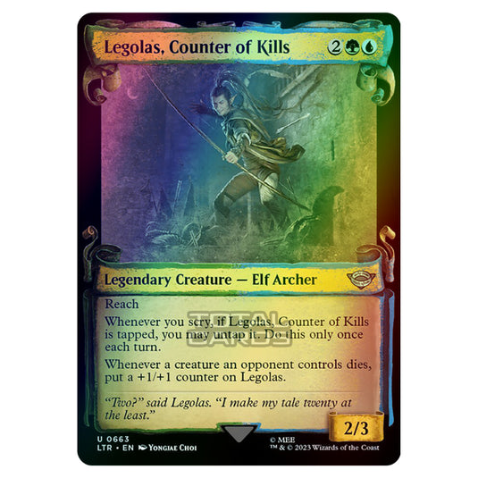 Magic The Gathering - The Lord of the Rings - Tales of Middle-Earth - Legolas, Counter of Kills - 0663 (Foil)