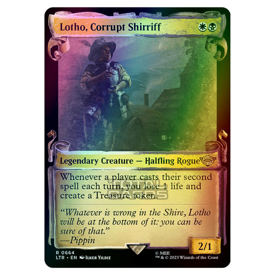 Magic The Gathering - The Lord of the Rings - Tales of Middle-Earth - Lotho, Corrupt Shirriff - 0664 (Foil)