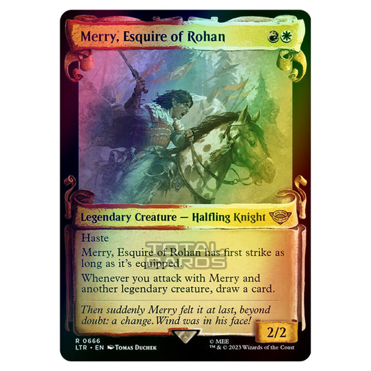 Magic The Gathering - The Lord of the Rings - Tales of Middle-Earth - Merry, Esquire of Rohan - 0666 (Foil)