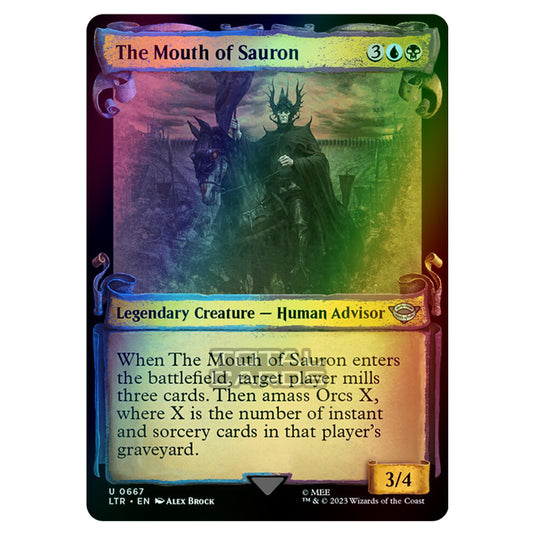 Magic The Gathering - The Lord of the Rings - Tales of Middle-Earth - The Mouth of Sauron - 0667 (Foil)