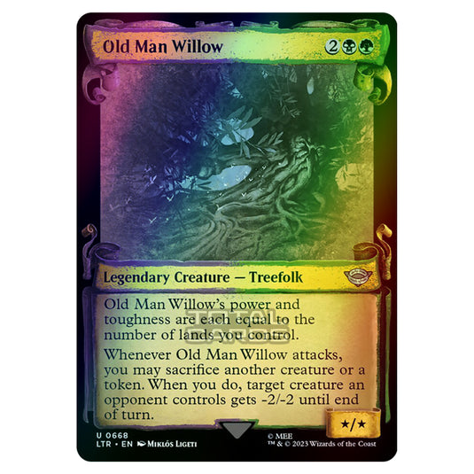 Magic The Gathering - The Lord of the Rings - Tales of Middle-Earth - Old Man Willow - 0668 (Foil)