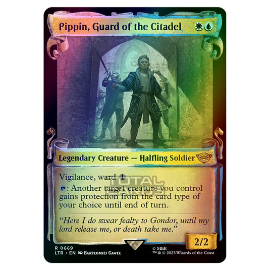 Magic The Gathering - The Lord of the Rings - Tales of Middle-Earth - Pippin, Guard of the Citadel - 0669 (Foil)