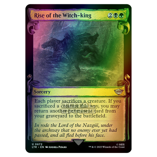 Magic The Gathering - The Lord of the Rings - Tales of Middle-Earth - Rise of the Witch-king - 0672 (Foil)