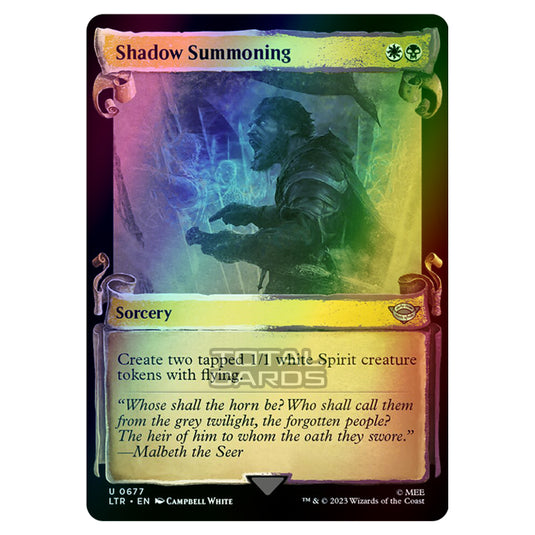 Magic The Gathering - The Lord of the Rings - Tales of Middle-Earth - Shadow Summoning - 0677 (Foil)