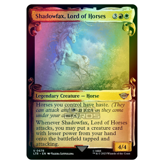 Magic The Gathering - The Lord of the Rings - Tales of Middle-Earth - Shadowfax, Lord of Horses - 0678 (Foil)