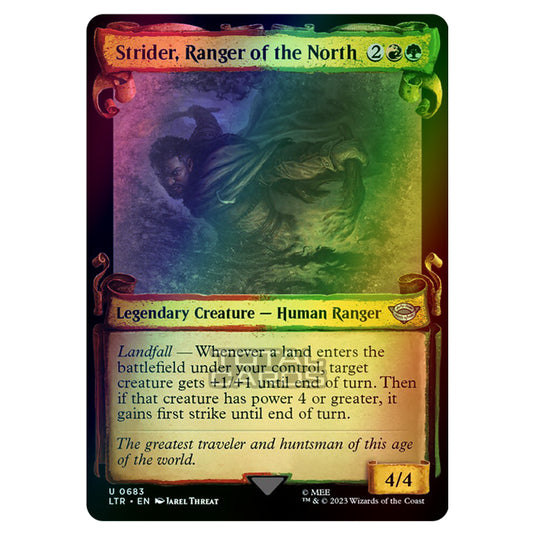 Magic The Gathering - The Lord of the Rings - Tales of Middle-Earth - Strider, Ranger of the North - 0683 (Foil)