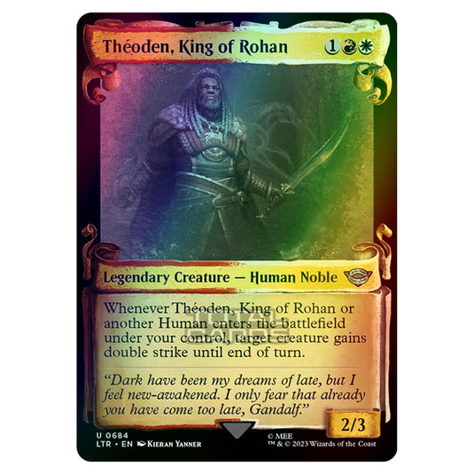 Magic The Gathering - The Lord of the Rings - Tales of Middle-Earth - Théoden, King of Rohan - 0684 (Foil)