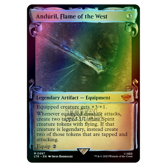 Magic The Gathering - The Lord of the Rings - Tales of Middle-Earth - Andúril, Flame of the West - 0687 (Foil)