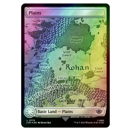 Magic The Gathering - The Lord of the Rings - Tales of Middle-Earth - Plains - 0713 (Foil)