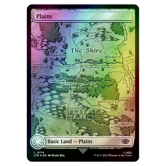 Magic The Gathering - The Lord of the Rings - Tales of Middle-Earth - Plains - 0714 (Foil)