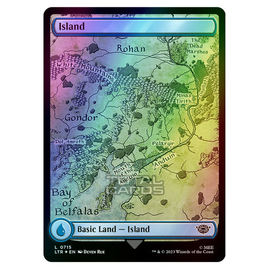 Magic The Gathering - The Lord of the Rings - Tales of Middle-Earth - Island - 0715 (Foil)