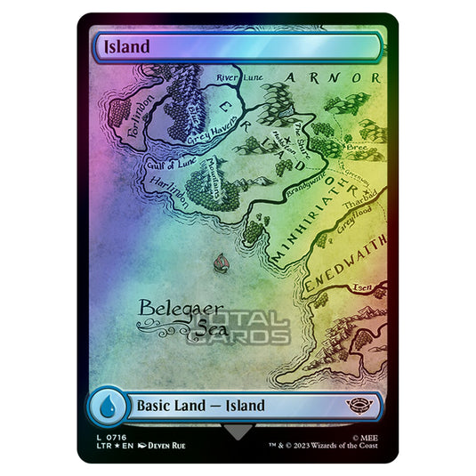 Magic The Gathering - The Lord of the Rings - Tales of Middle-Earth - Island - 0716 (Foil)