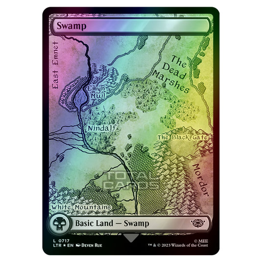 Magic The Gathering - The Lord of the Rings - Tales of Middle-Earth - Swamp - 0717 (Foil)
