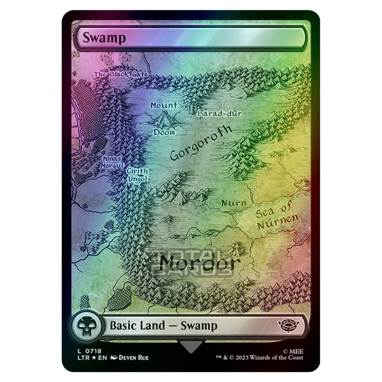 Magic The Gathering - The Lord of the Rings - Tales of Middle-Earth - Swamp - 0718 (Foil)